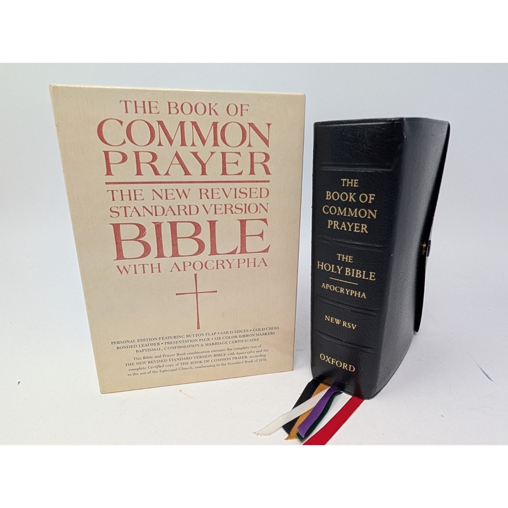Oxford Book of Common Prayer Bible NRSV Apocrypha 9611APB Bonded Leather 1990